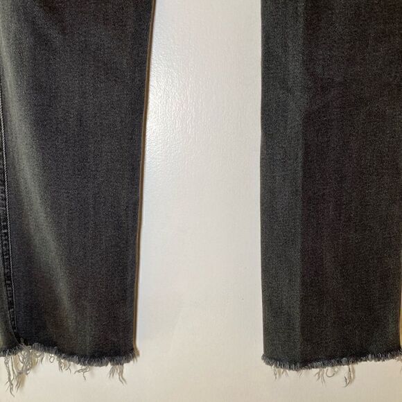 RE/DONE 80s Slim Straight-Leg Jeans Black Women’s Size 25 - Picture 6 of 7